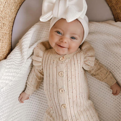 Autumn Baby Jumpsuit – Soft Knitted Design