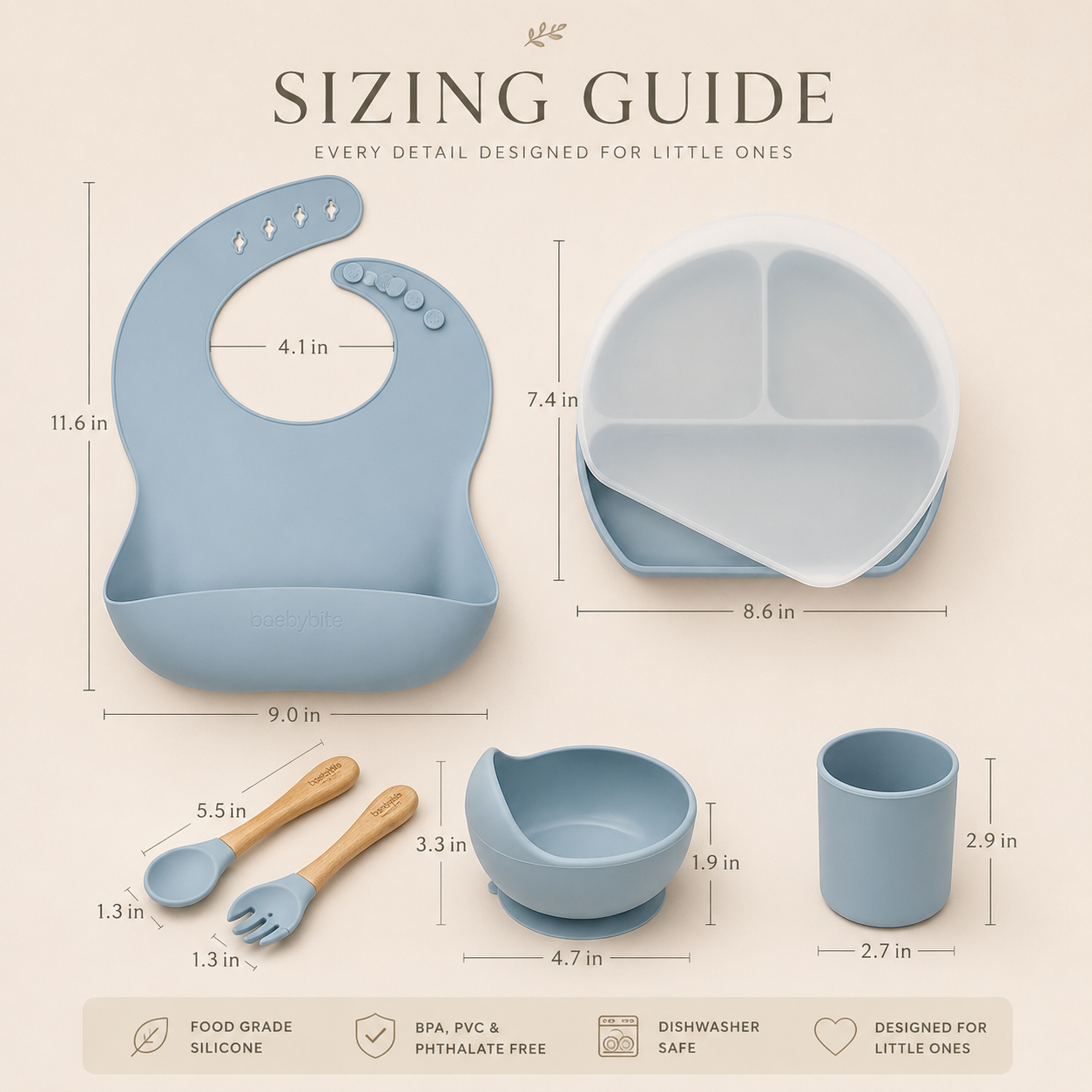 Silicone First Feeding Essentials Set