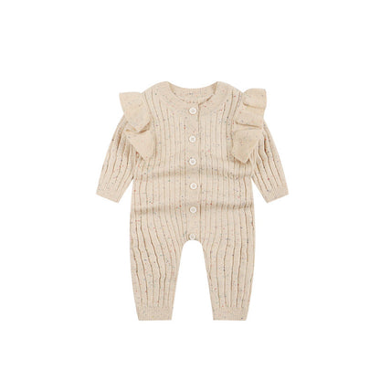 Autumn Baby Jumpsuit – Soft Knitted Design